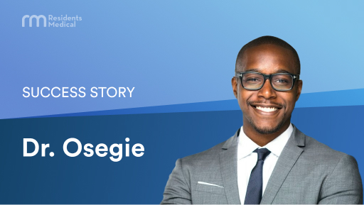 Dr. Osegie - Medical Residency Achieved